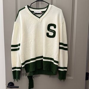 House of Sunny ⭐️DEADSTOCK⭐️ “distressed” hockey sweater